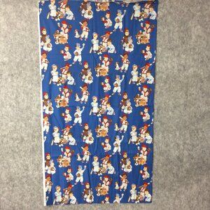 Alexander Henry Vtg Little League Baseball Fabric Boys Dogs Uniforms 1 yard